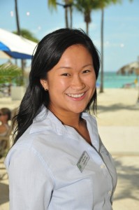 Keirsin Tjon Pian Gi of the Aruba Marriott Resort