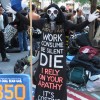 NYC Occupy Wall Street Rally Oct 8 2011 skeleton 2