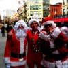 SantaCon NY 2011 East Village three santas
